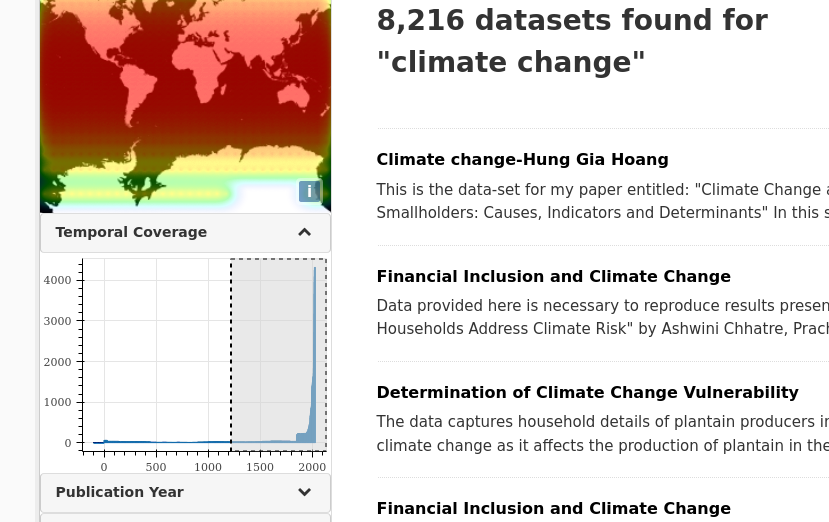 temporal coverage selection