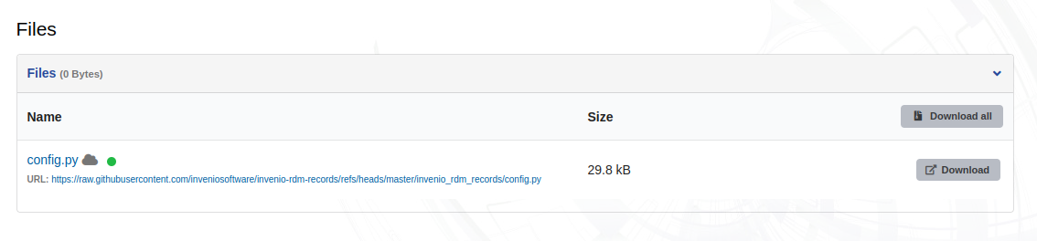Preview of a remote file with reachability status